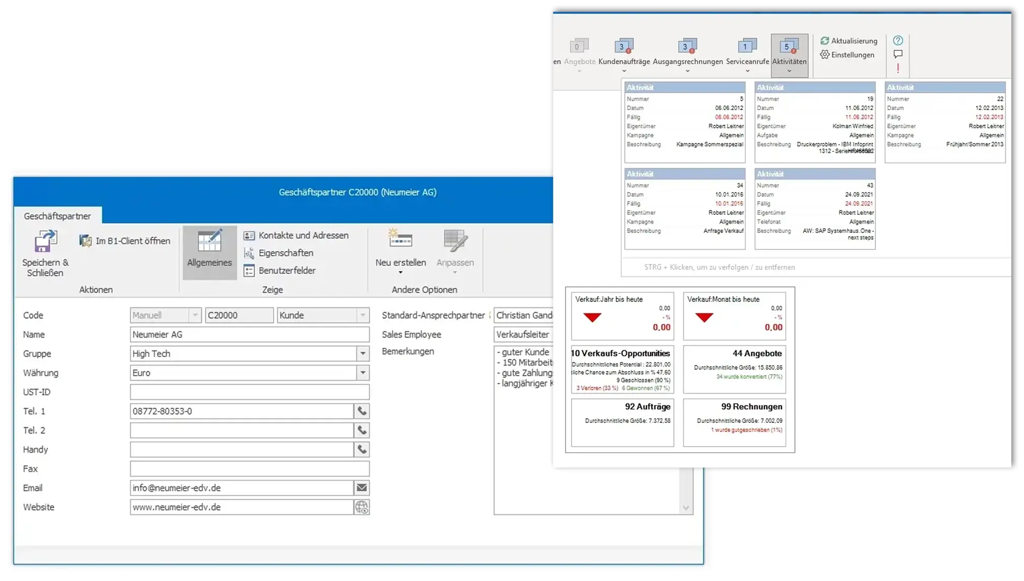 CRM for Outlook von Systemhaus.One
